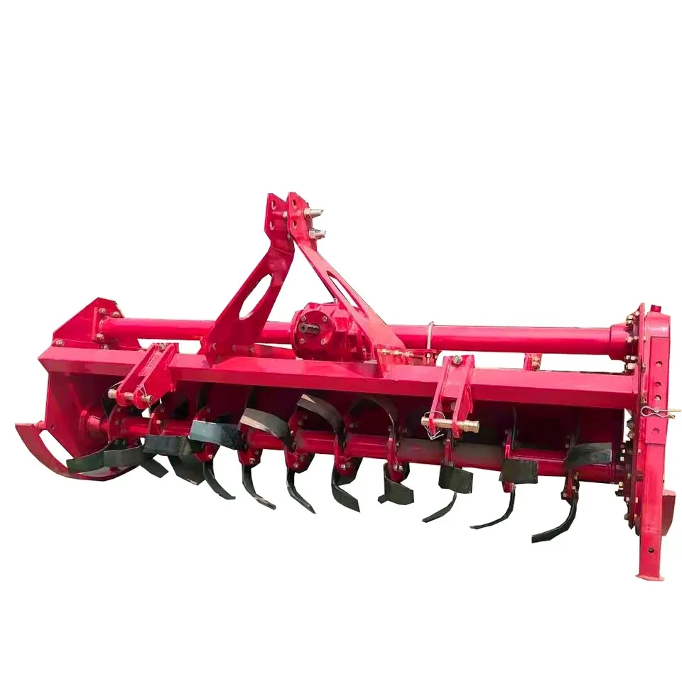 Heavy duty side gearbox rotary tiller fits higher HP tractor