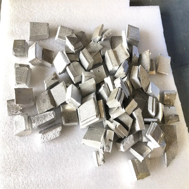 Source manufacturer sell aluminum scandium alloy ingot Al-Sc2  AlSc5 AlSc10 AlSc23 ingot/block