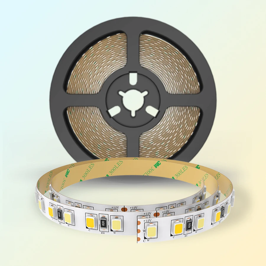 2022 new product dual color led light strip waterproof 3mm 4mm 5mm 8mm connector usb tv backlight flex 12v ultra thin small smd