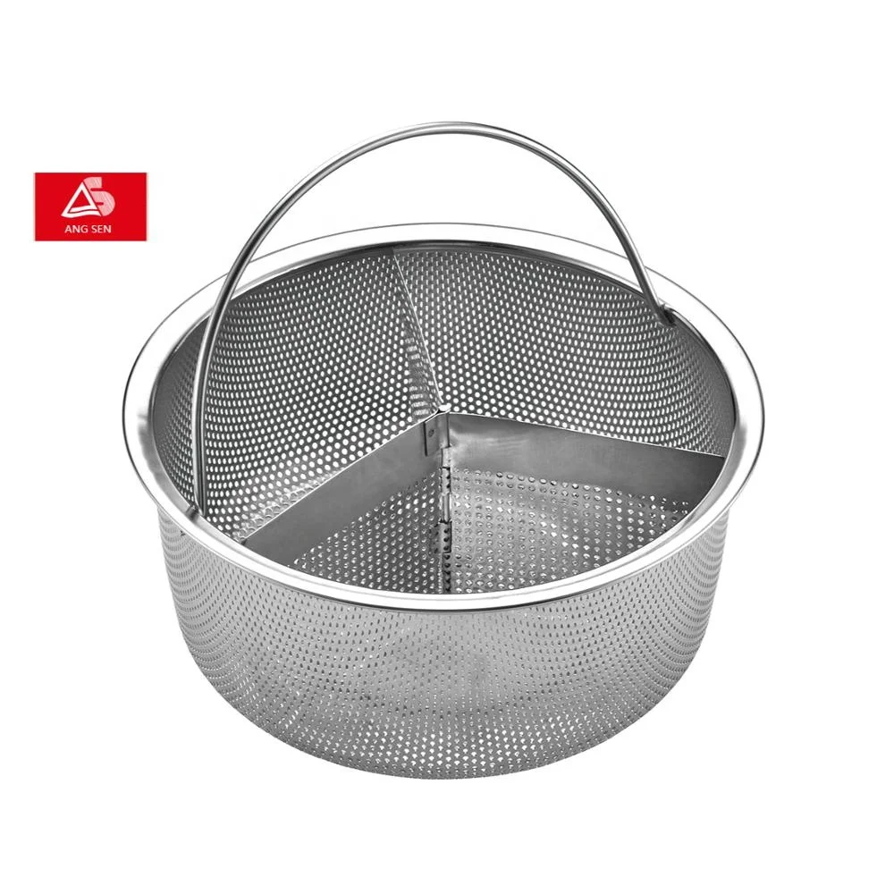Stainless Steel perforated Steamer Basket
