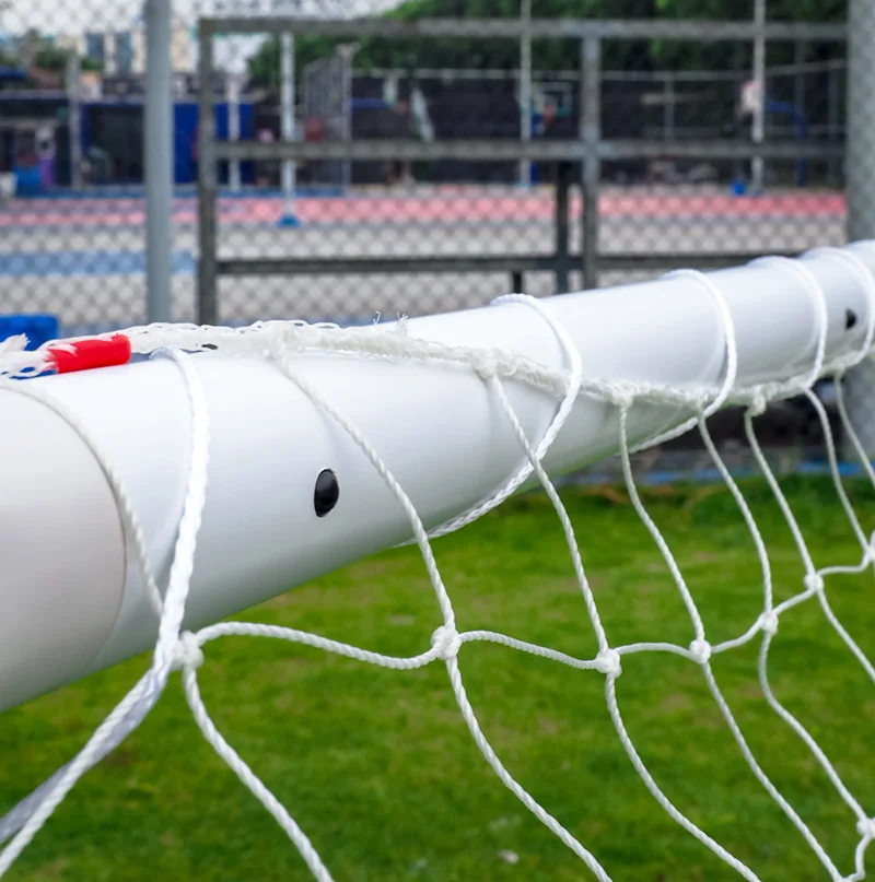 6 x 4 Ft Outdoor PVC Football Goal Portable Backyard PVC Soccer Goal