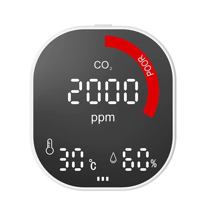 Shenzhen Ueerl Infrared Gas Analyzers Monitoring Indoor Mini Carbon Dioxide Concentration Air Quality Monitor Portable CO2 Meter