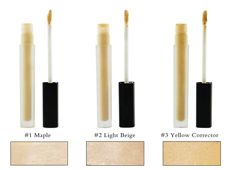 No Logo Coverage Concealer Makeup 9 Color Waterproof Private Label Liquid Concealer