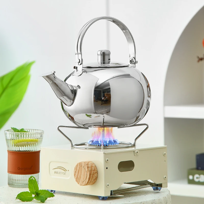 1.3L семейный Сферический чайник из нержавеющей стали для приготовления чая или кипящей воды чайники