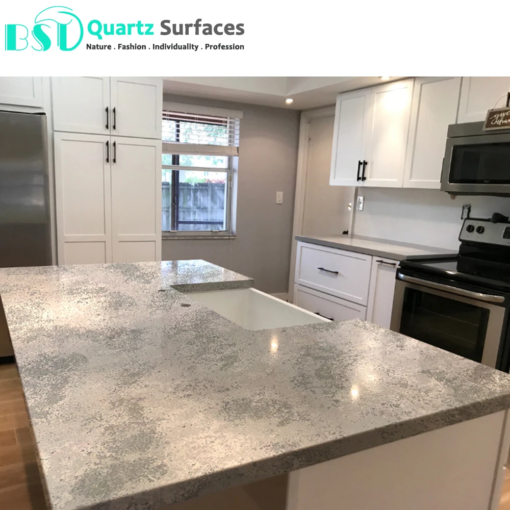 Interior with Low Price Artificial Quartz Stone