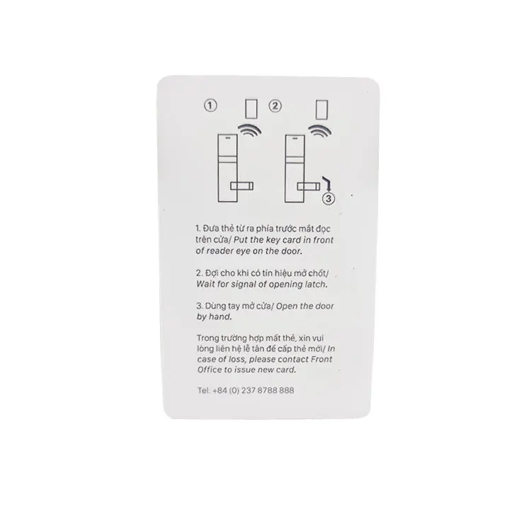 DIY Customized Logo Plastic PVC Card Card For Access Control Smart RFID NFC Card