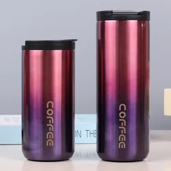 New Wholesale High Quality 304 Stainless Steel Double Wall Portable Food Grade Travel Tumbler Vacuum Coffee Cup With Lids