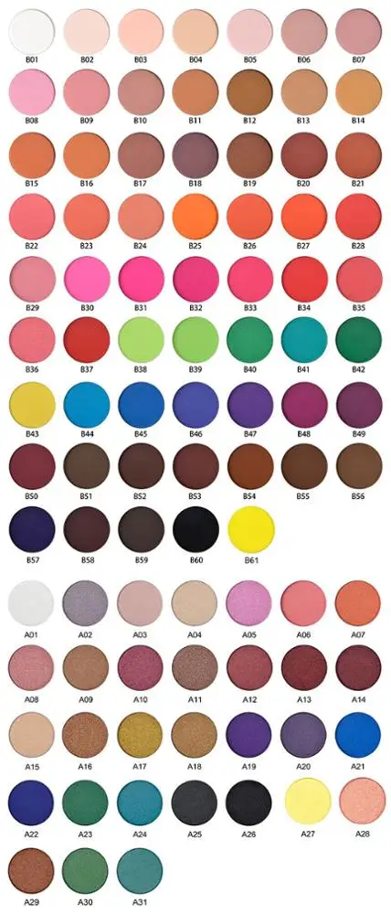 Make Your Own Brand High Quality 12 Color Professional Custom Eyeshadow Palette