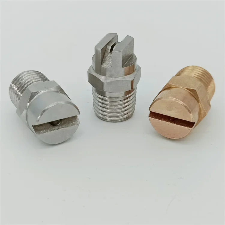 Stainless Steel Cleaning equipment parts Pressure Cleaning Small Flow Rate Fan Spray Nozzle