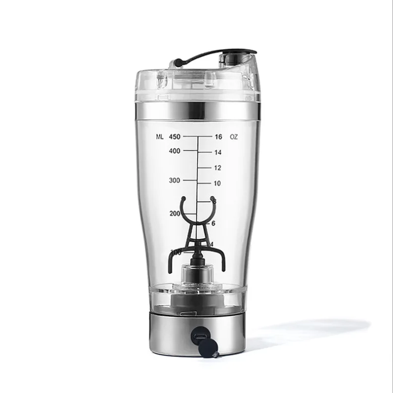 
Rechargeable Vortex Mixer | Includes Built-in Supplement Storage & USB Charger Cable with Easy-to-clean Cupmixer bottle 