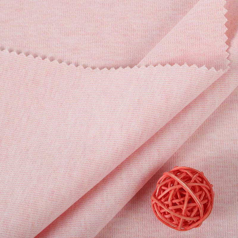Wholesale Knit Combed Tubular 95 Cotton 5 Spandex Lycra Clothes Jersey Fabric Material For Baby Kids Clothing