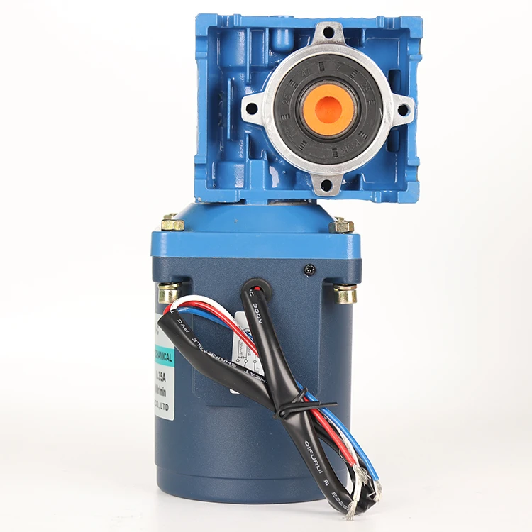 220V AC turbine reducer motor 40W slow micro motor small worm positive and negative large torque motor