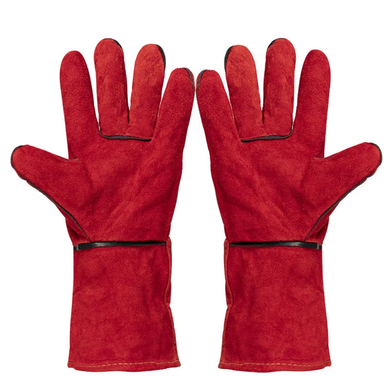 China Factory Direct Selling Protection Hand Anti Fire Leather Welding Gloves Working Safety Gloves for Industry