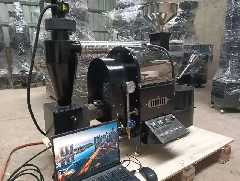 Газовая электрическая Коммерческая 6 кг 5 3 2 1 кофе ростер