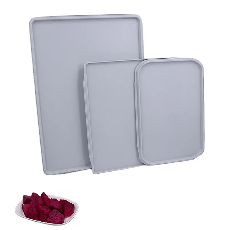 Avio Pack 2/3 Atlas Size Inflight Food Tray Square Plastic Tray ABS Plastic Serving Atlas Tray