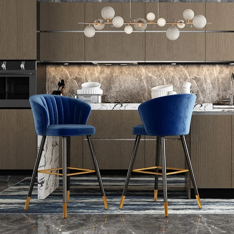 Factory Wholesale Price Metal Luxury Modern High Bar Chair Stool