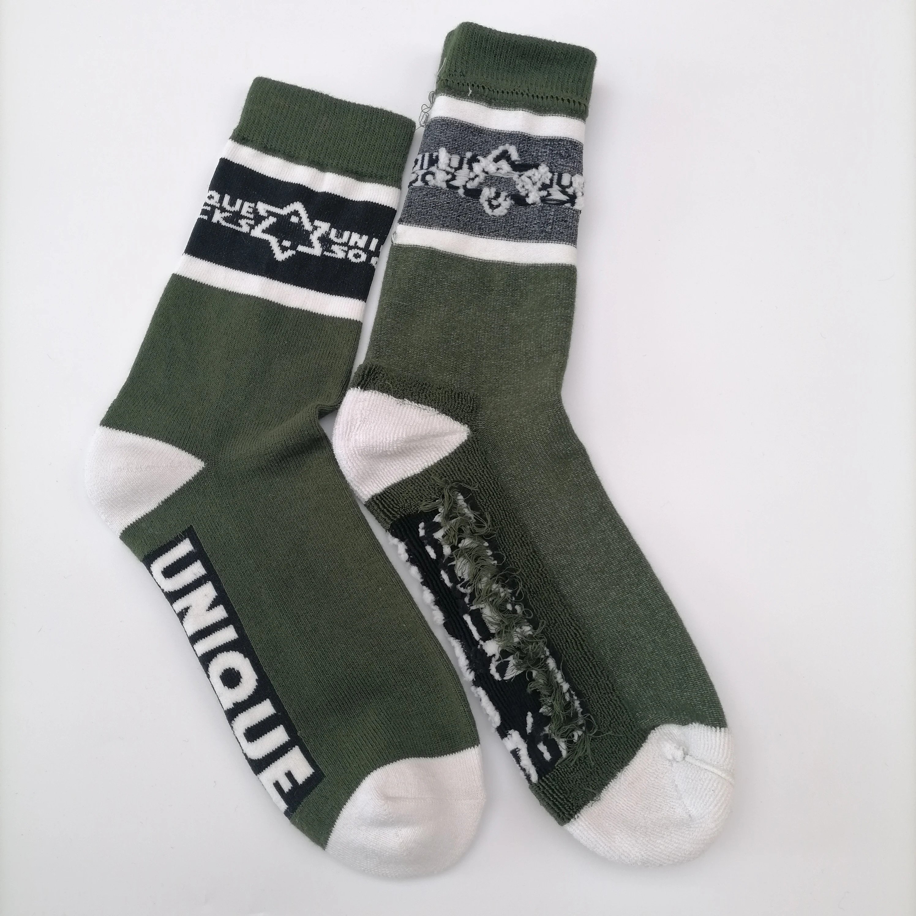 Athletic Sports Cycling Socks Sox Crew Men Socks White Black Gray Gym Workout Terry Sport Custom Logo Cotton Grip Socks Football