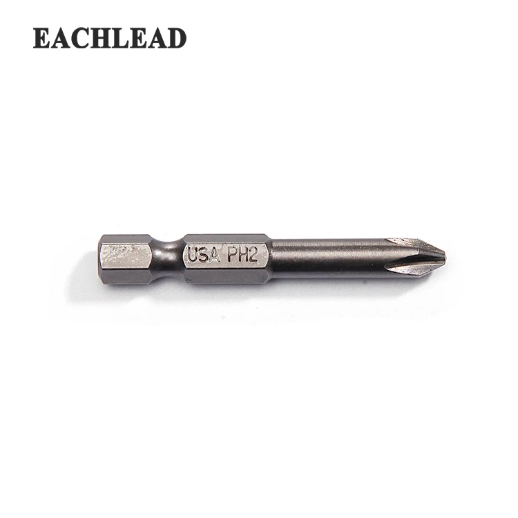
S2 Material Magnetic Sand Blast Surface Treatment Single Head Screwdriver Bit 10pcs Set 