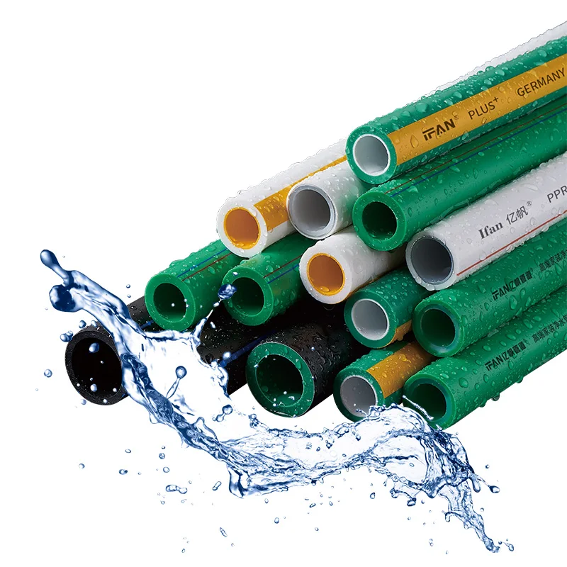 IFAN Full Size Color PPR Pipe Tube 20-160mm Cold&Hot Water Pn25 Plastic PPR Pipe