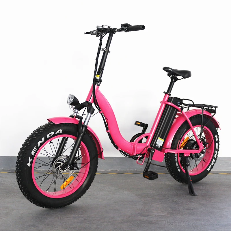 snow folding electric bicycle rear hub motor folded e bike 20inch 7 speed fat type electric bike china