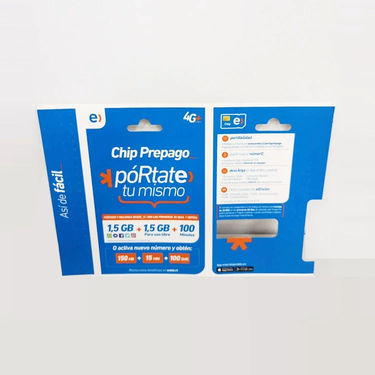 custom printed 4G 5G SIM card cover