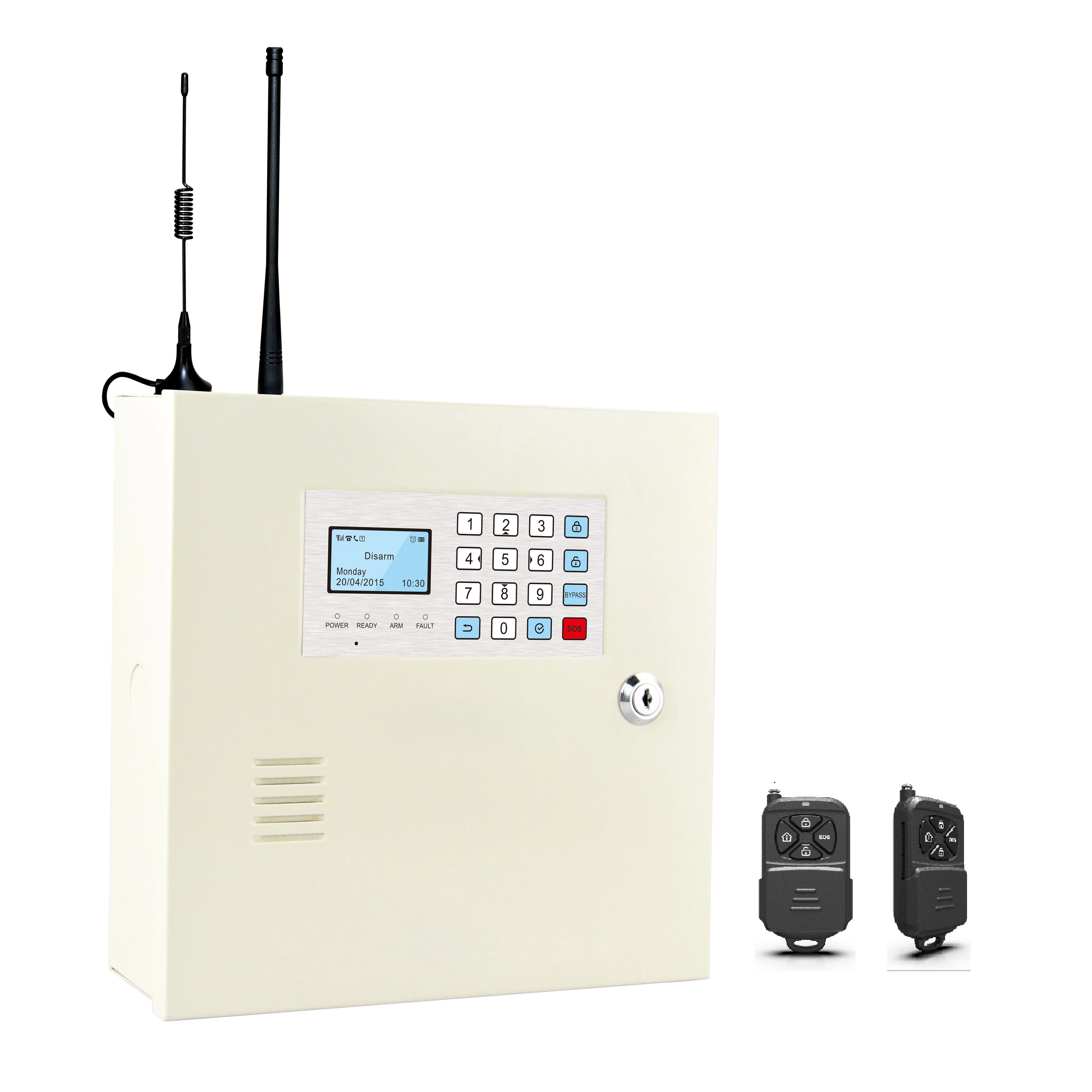 Hot Sale HEYI Industrial Engineering Wired Wireless 2G 4G LAN PSTN Alarm Panel for Perimeter Fire Intrusion Intruder System