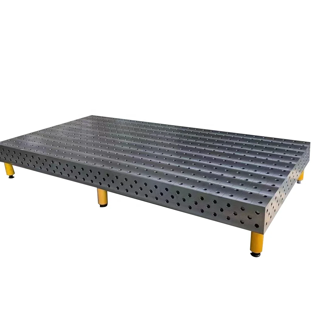 CNC Machined Factory Produce Casting Steel Welding Table With Welding Table Clamps Devices Optional for Nitriding