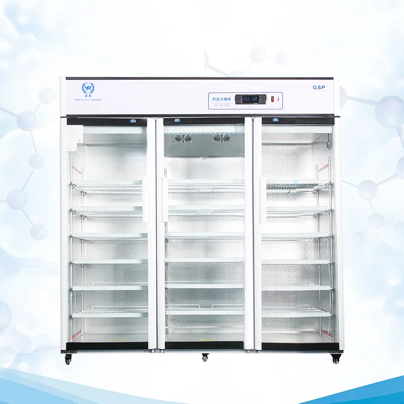 Yiran 1300L 2-8C medical laboratory refrigerator vaccine reagents storage refrigerator