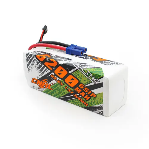 CNHL 6200MAH 22.2V 6S 90C LIPO BATTERY Soft Pack With EC5 Plug For SpeedRun car