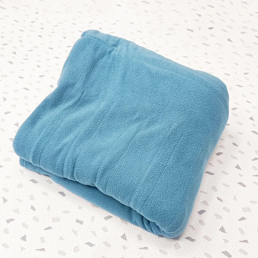 Мягкое одеяло с подогревом машинная стирка Королевский размер синий цвет