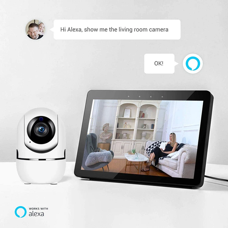 OEM 2MP 1080P 720P Mini Indoor Surveillance Camera Motion Tracking Baby Monitor WiFi CCTV Wireless Security IP PTZ Camera