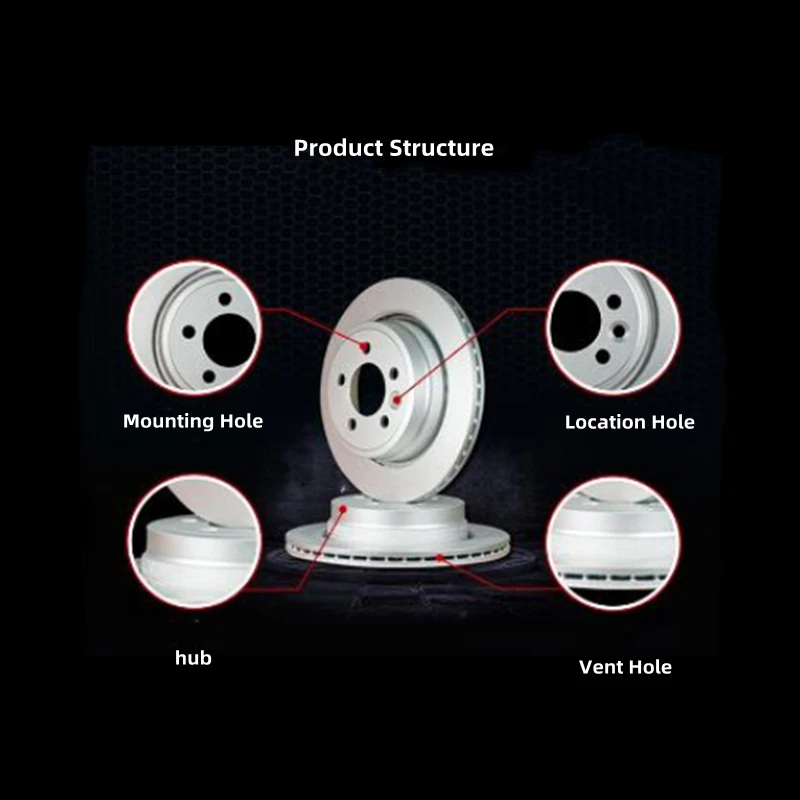 Auto Brake Parts Carbon Ceramic Brake Disk Rotor Disc for Nissan GTR R35 Ferrari PORSCHE BMW M3 M4 AUDI R8 Car Mercedes Spider