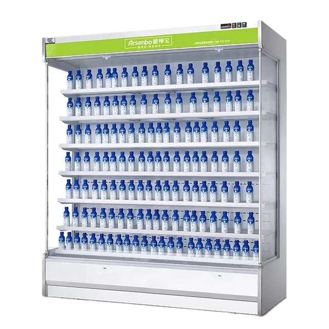 Arsenbo New Style V9 Remote Open Chiller Fridge for Dairy Products With Brand Compressor