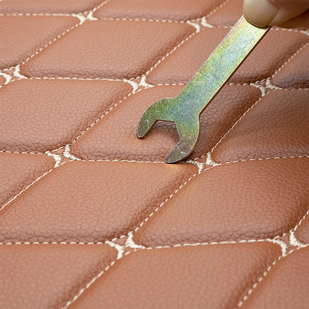 Hot Sale Imitated Quiting Artrificial Leather For Car Seat, Abrasion Resistant 3D Faux Leather For Car Interiors