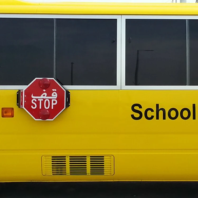 Public Safety Motorized School Bus Stop Arm Traffic Sign for Student Safety