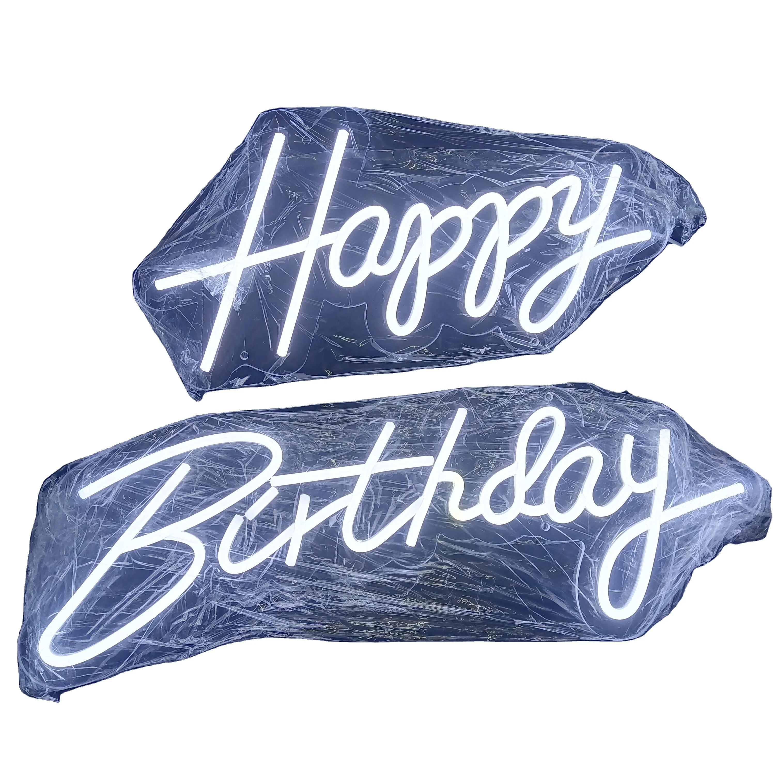 high quality neon flex rope light ads signs bar signs happy birthday letter light signs