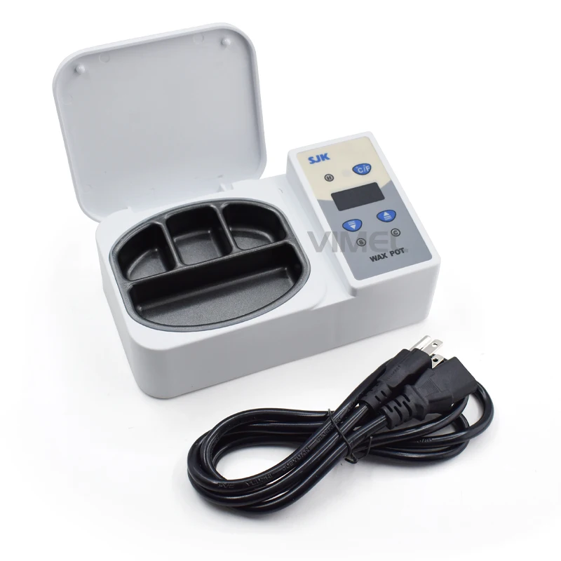 New Portable Dental Wax Pot SJK Digital Dental Carving Warmer Heater 4 Pots Lab Equipment Dentistry Tool