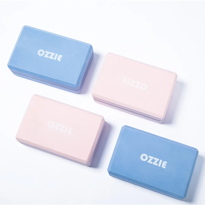 Eco Friendly High Density Custom color size Logo Printed Wholesale recycled Eva foam Yoga block brick