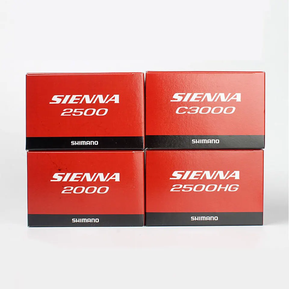 NEW2019 SHIMANO SIENNA fishing spinning reel 500/1000/2000/2500/2500HG/C3000/4000 max drag 4kg/8.5kg 3+1BB reels fishing wheel