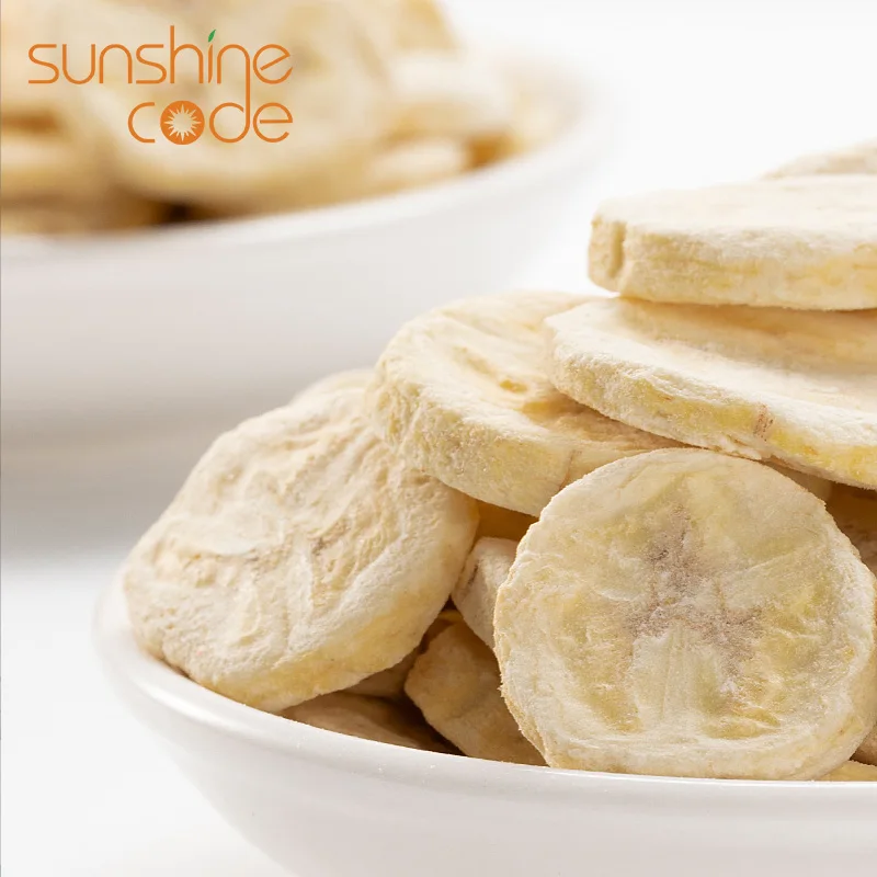 Sunshine Code Premium Fd Banana Chips 2 Pounds Sweetened Unsulfured Banana Puree Factory Directly Supply