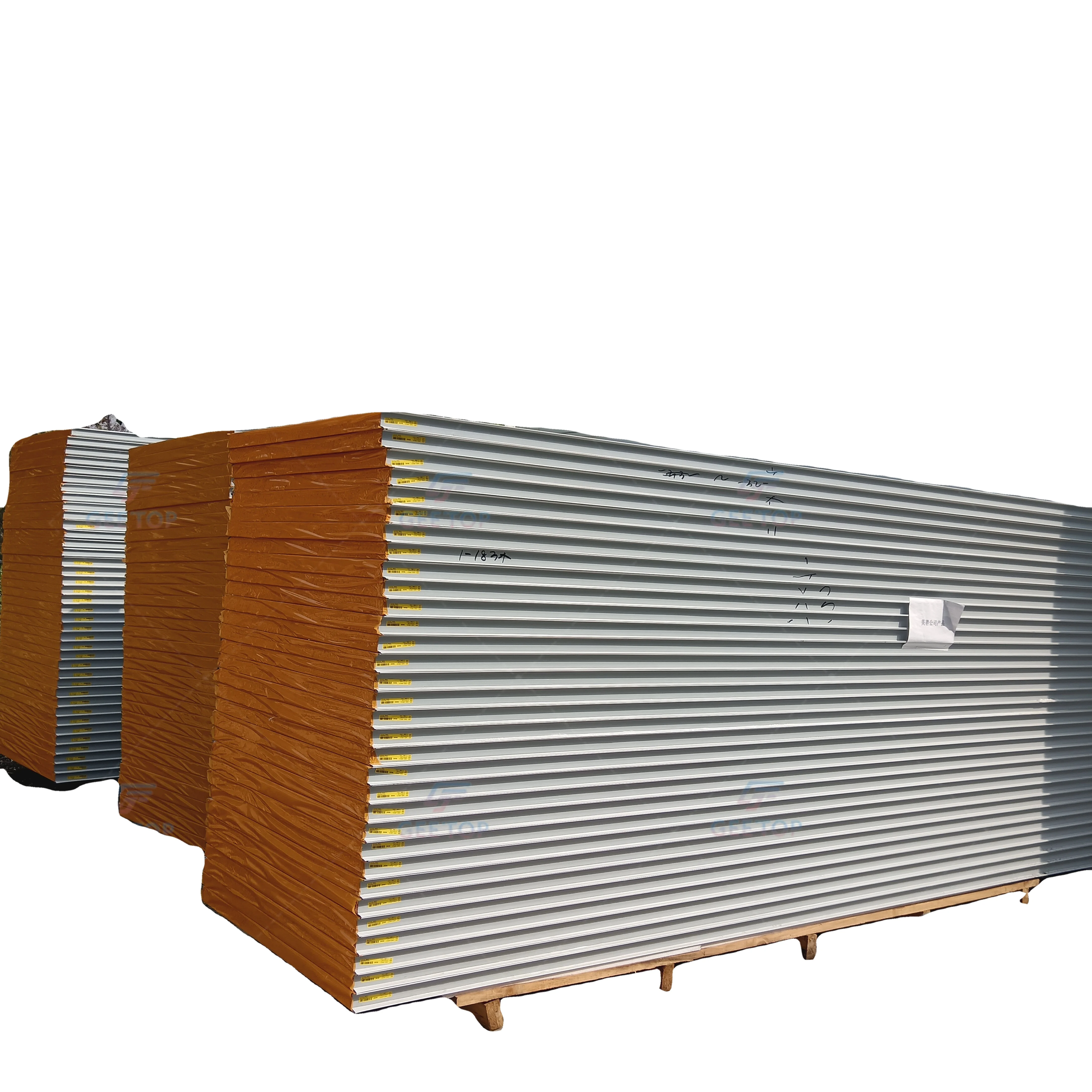 Промышленная настенная панель 4x8 наружная облицовка стен PU/EPS/XPS/стеклянная вата/каменная шерсть квадратная из нержавеющей стали стены