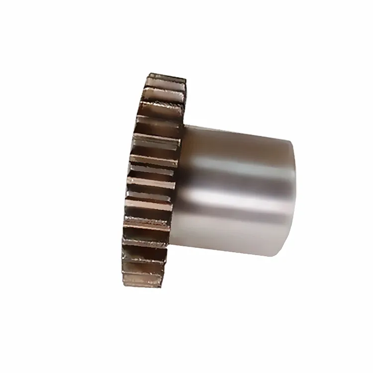 
32 tooth powder metallurgy spur shaft gear with octagonal star bore shaft 