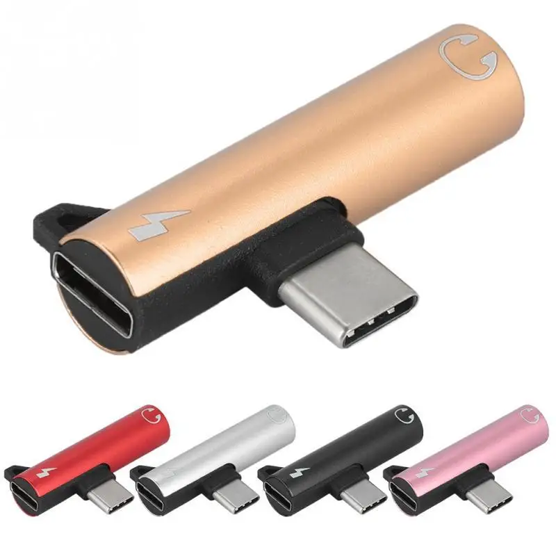 2 in 1 Type-c to USB c and 3.5mm earphone Jack