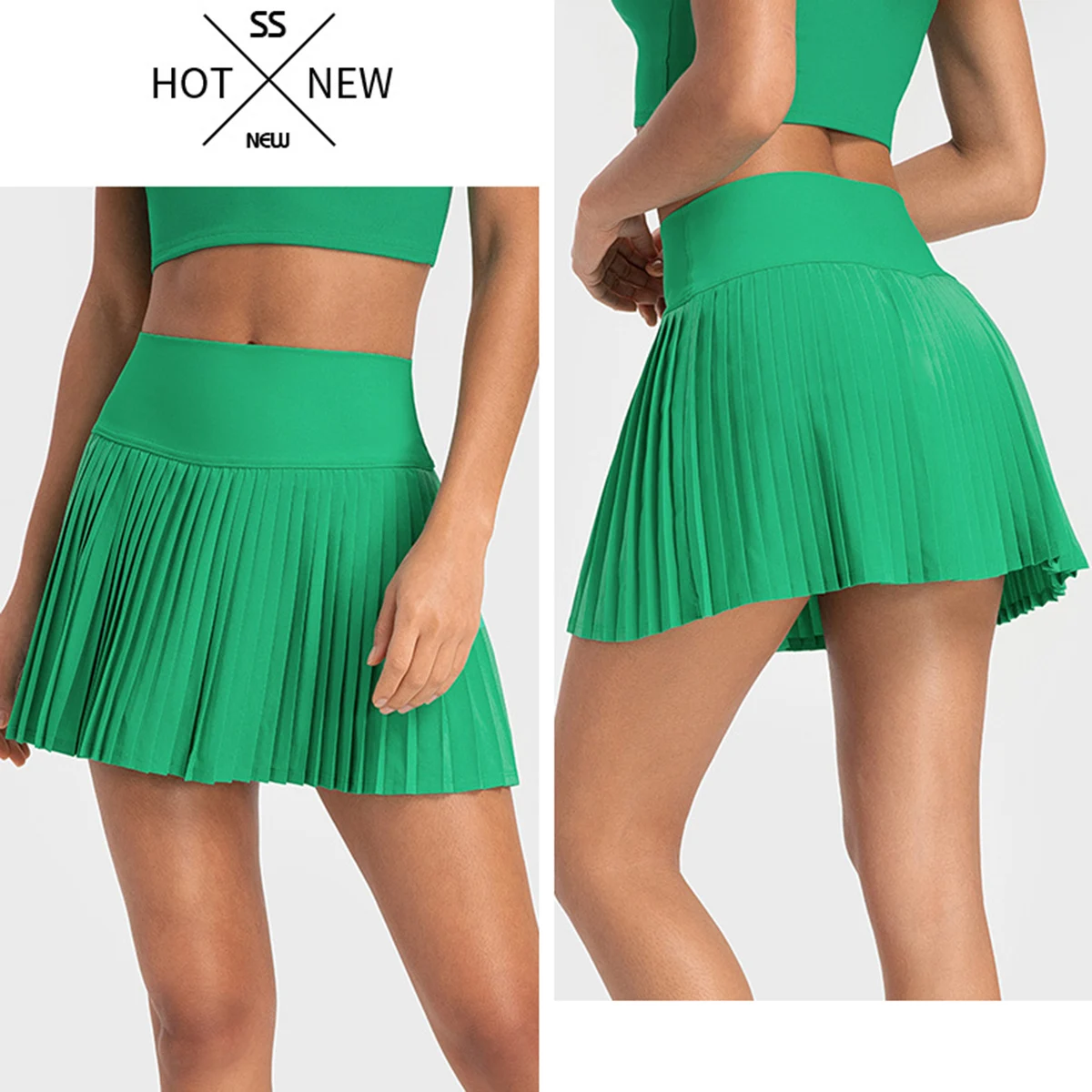 Custom Logo Shorts With Pockets Golf Skirt Ladies Running Workout Sports Pantskirt Women Pleated Tennis Skirts For Girls