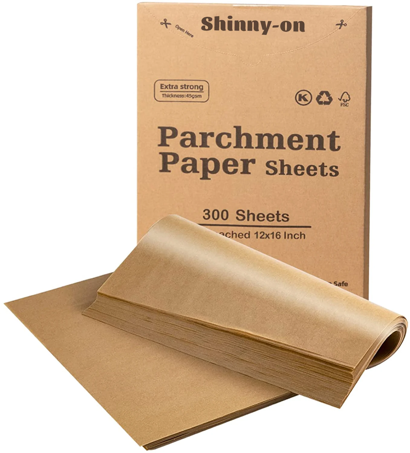 Parchment Paper Baking Sheets 9x13 Inches Precut Non-Stick Parchment Paper for Baking Cooking Grilling Frying and Steaming