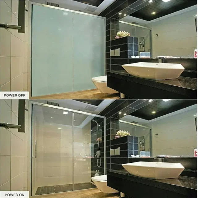 Customized electric glass smart film intelligent dimming control privacy PDLC smart glass film