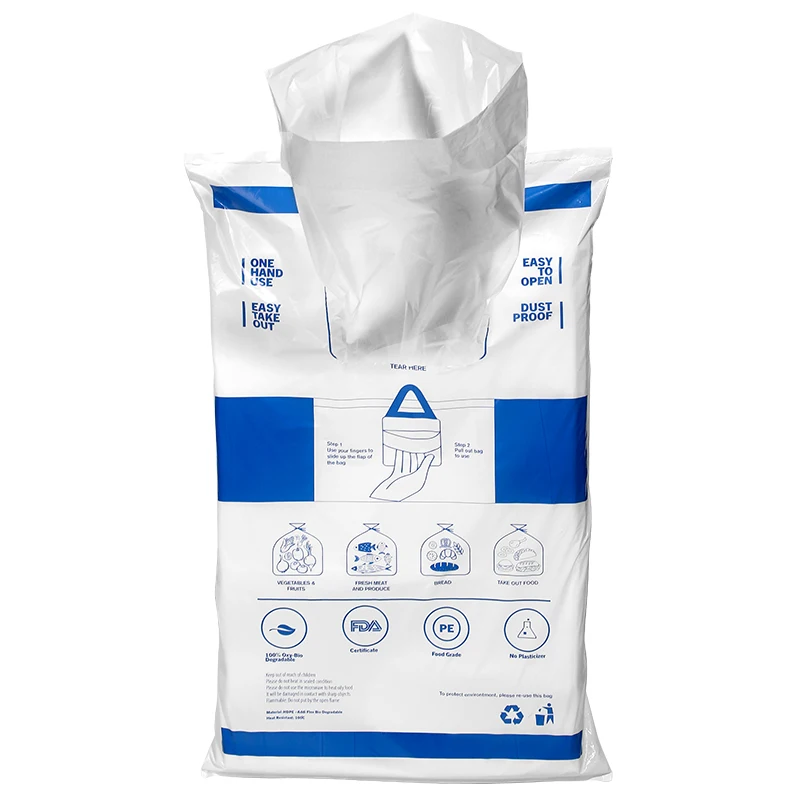 Без БФА, полиэтилен высокой плотности для хранения продуктов, фруктов, овощей, хлеба, продуктовые пакеты для супермаркетов