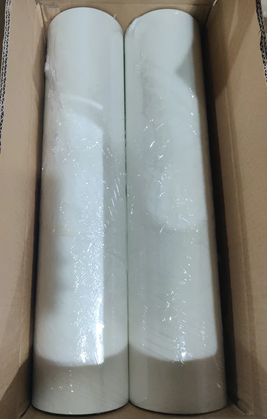 Shunaimei 60CM*100M UV DTF film Roll for DTF printer textile vinyl transparent pet film DTF roll for digital printer