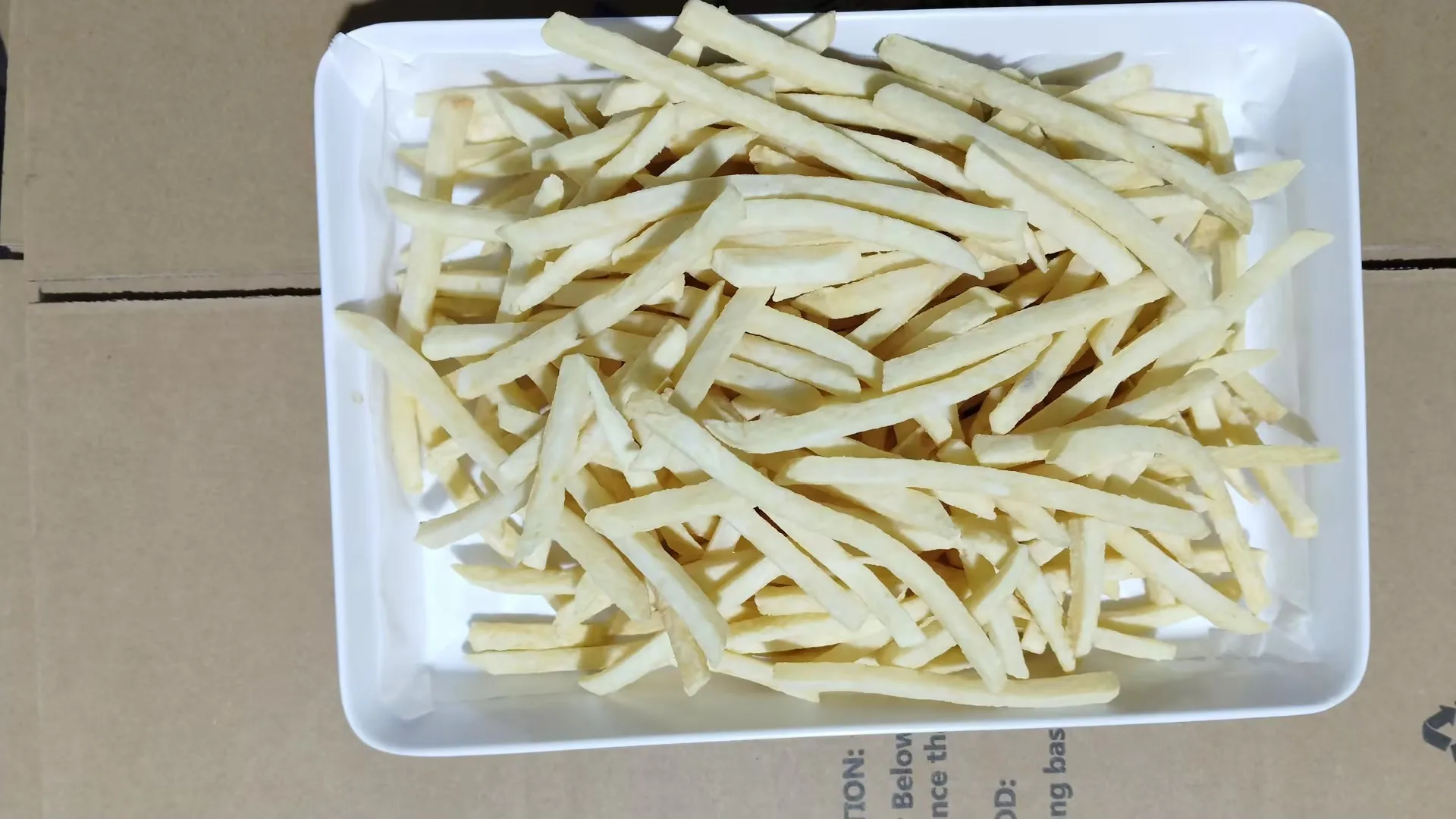 Potato french fries frozen specification hot sale good price