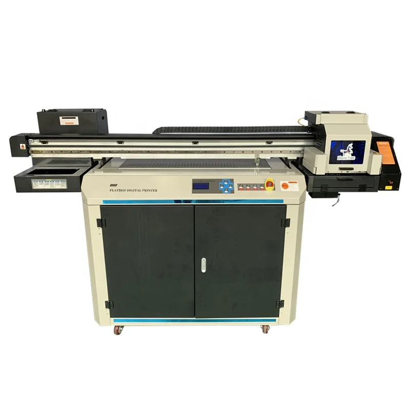 Zhone Tree ZT-9060X good price 6090 9060 A0 size UV DTF printer LED flatbed UV printer for gift box glass oval box